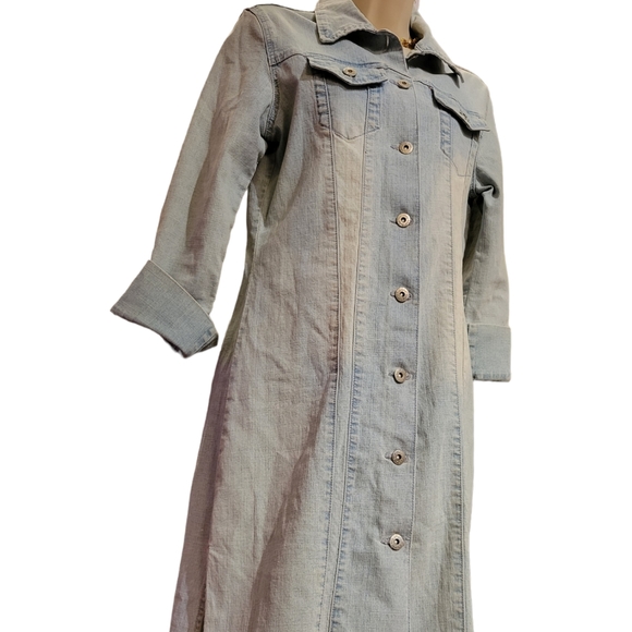 Baby Blue Denim Dress 7 - Picture 2 of 11